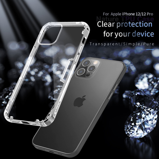 Apple iPhone 12 / 12 Pro Nature TPU силиконов калъф зелен