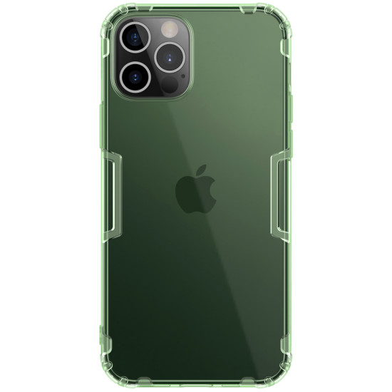 Apple iPhone 12 / 12 Pro Nature TPU силиконов калъф зелен