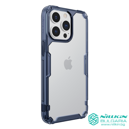 Apple iPhone 13 PRO Nature TPU Pro силиконов калъф син