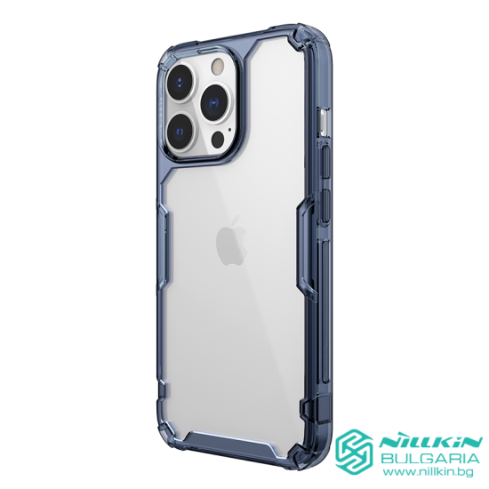 Apple iPhone 13 PRO Nature TPU Pro силиконов калъф син