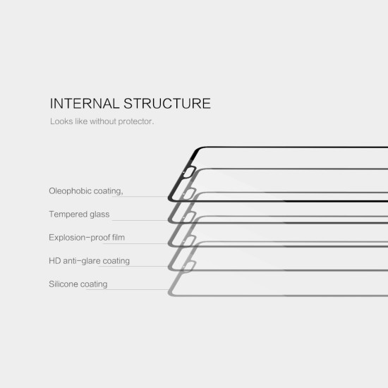 Huawei P20 протектор Nillkin 3D CP+MAX
