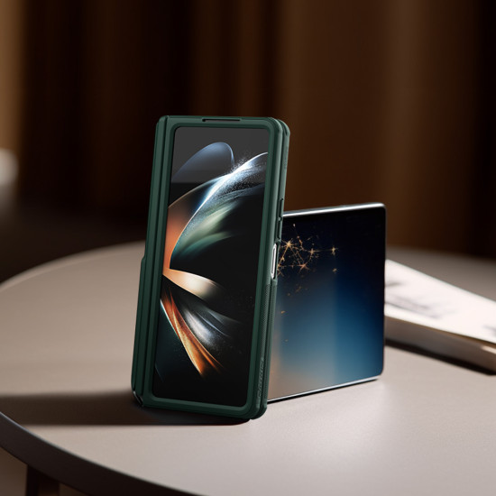 Samsung Galaxy Z Fold 5 5G твърд гръб със статив син