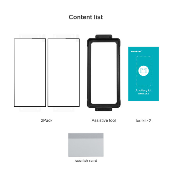 Samsung S24 Ultra Извит протектор Nillkin - 2 бр.