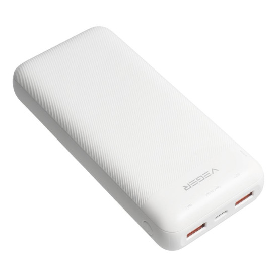 Външна батерия VEGER 20000 mAh PD QC3.0 2A20W L20S (VP2039PD / W2039PD)