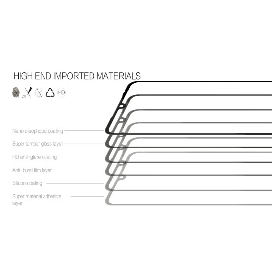 Mi 9 CP+Pro Темперирано стъкло Nillkin